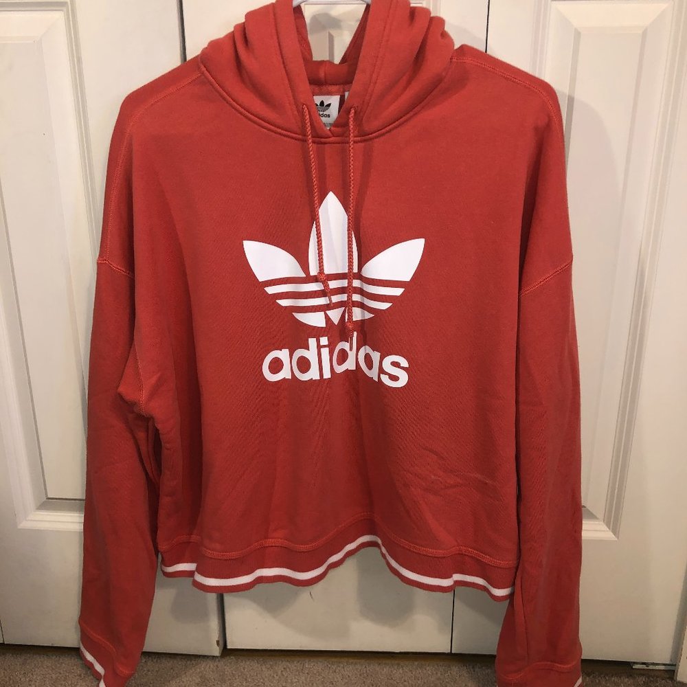 Adidas Originals Cropped Coral Sweatshirt